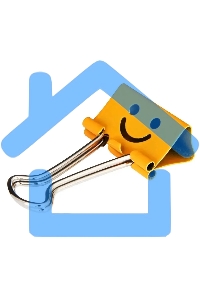 Зажимы Deli 8486 smile 25мм ассорти (упаковка: 48шт) пластиковая туба