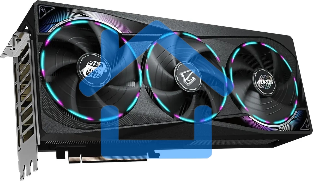 Видеокарта Gigabyte PCI-E GV-N5070AORUS M-12GD 1.0 NVIDIA GeForce RTX 5070 12Gb 192bit GDDR7 2805/28000 HDMIx1 DPx3 HDCP Ret