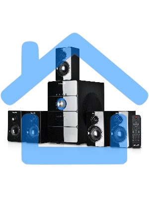 Акустическая система ELTRONIC (20-87) HOME SOUND черный