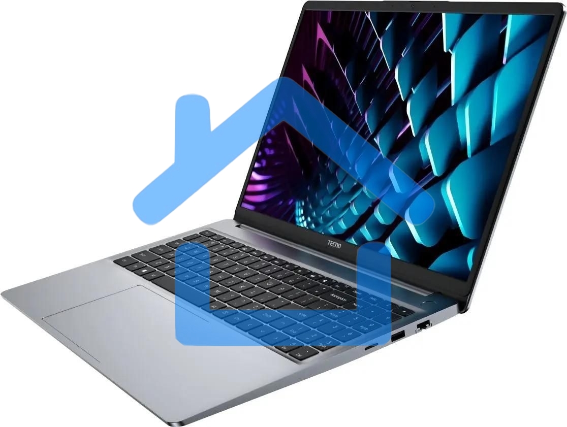 Ноутбук Tecno MegaBook K16SDA серый Ryzen 5 7430U 8Gb SSD 512Gb AMD Radeon Graphics 16