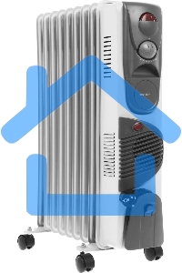 Обогреватель масляный Centek CT-6203-9 (9 секций) белый, 2400 Вт, 20 м2, 3 режима, термостат