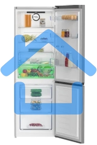 Холодильник Beko B3R0CNK362HS серебристый двухкамерный 220/100л морозилка снизу