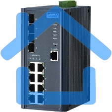 Коммутатор управляемый EKI-7712E-4F-AE Advantech Ethernet, 8 портов RJ-45, 4 порта Gigabit SFP, металлический корпус, IP30 Коммутатор управляемый EKI-7712E-4F-AE Advantech Ethernet, 8 портов RJ-45, 4 порта Gigabit SFP, металлический корпус, IP30