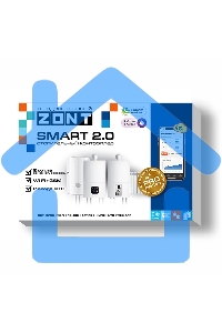 Контроллер отопительный ZONT SMART 2.0 (GSM + Wi-Fi)