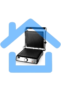 Гриль-пресс BRAYER BR2002, 2000 Вт, съемные, 29*26 см, регул высот, пласт корп., поддон, 180