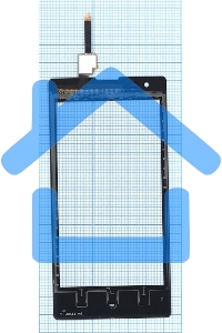 Сенсорное стекло (тачскрин) для Xiaomi Red Rice 1s, черное