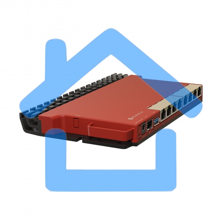Маршрутизатор MikroTik L009UiGS-RM, 8*1Gbit, 1*SFP 2.5Gbit(вилка US)