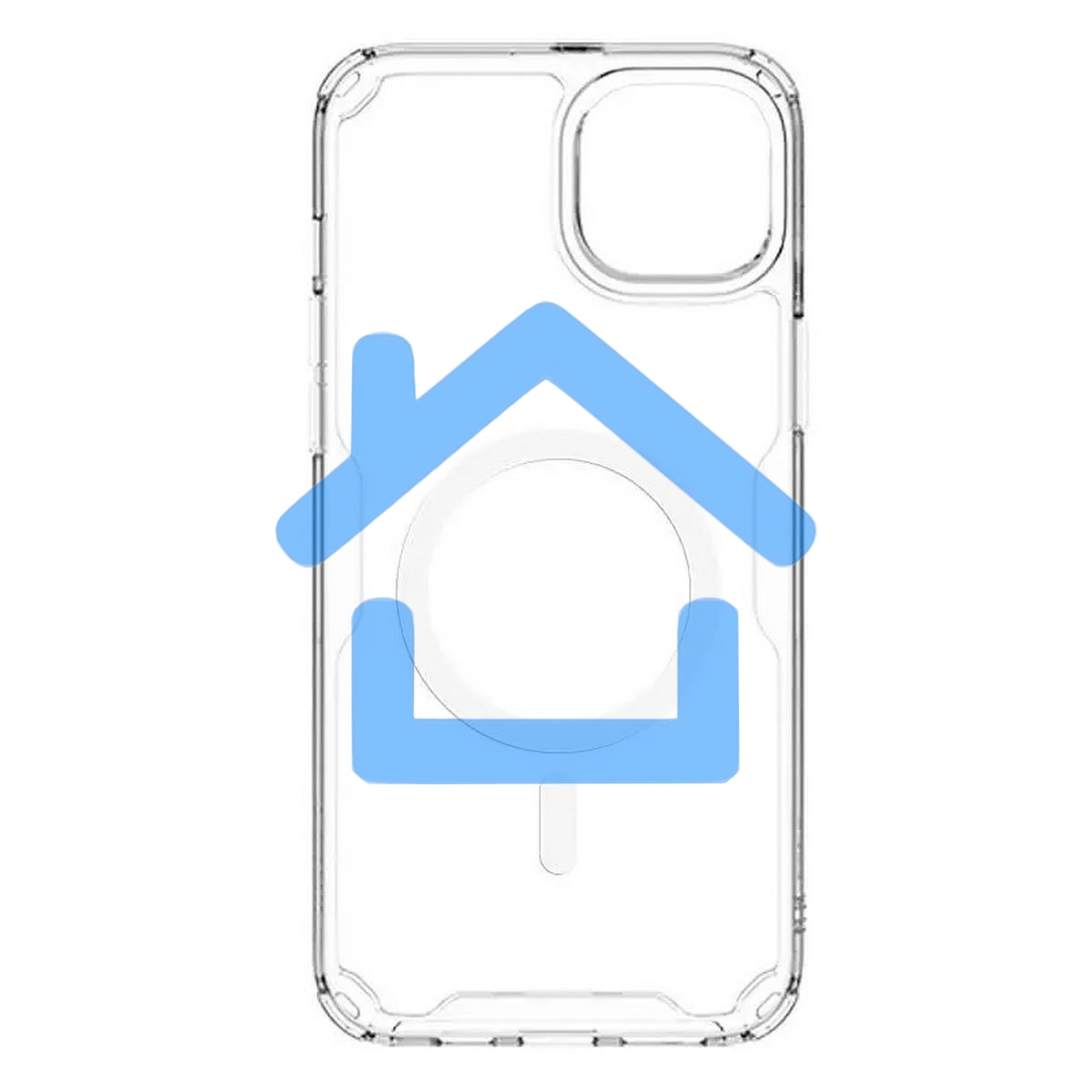 Чехол Nature TPU Pro Magnetic Case, белый, (AP IP15 Plus)