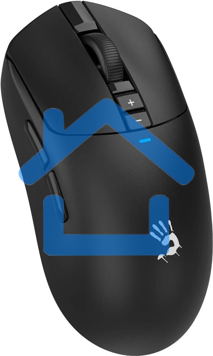 Мышь беспроводная/проводная A4Tech Bloody R72 Pro Duo черный, 26000 dpi, радиоканал, USB/USB-C, кнопки - 7