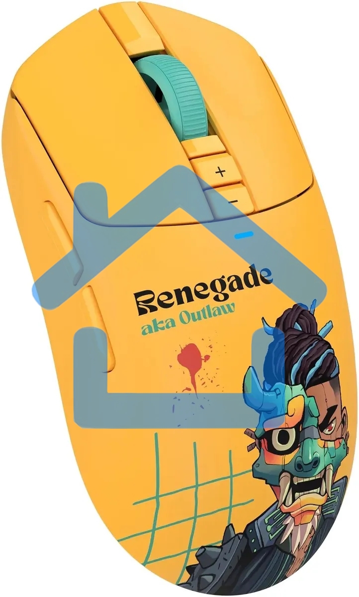 Мышь беспроводная/проводная A4Tech Bloody R72 Ultra Duo желтый, 20000 dpi, радиоканал, USB, кнопки - 7