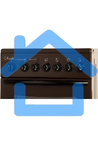 Плита электрическая Лысьва EF4005MK00 коричневый, конфорок 4 электрических, духовка 57 л, 50 см x 84 см x 60 см (без крышки)