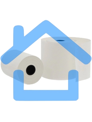 Лента чековая Silwerhof 57мм 23м 12mm термобумага (23) (упак.16шт)