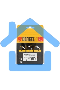 Набор цанг для электрода 1,6мм, 2,0мм, 2,4мм, 3,2 мм Denzel