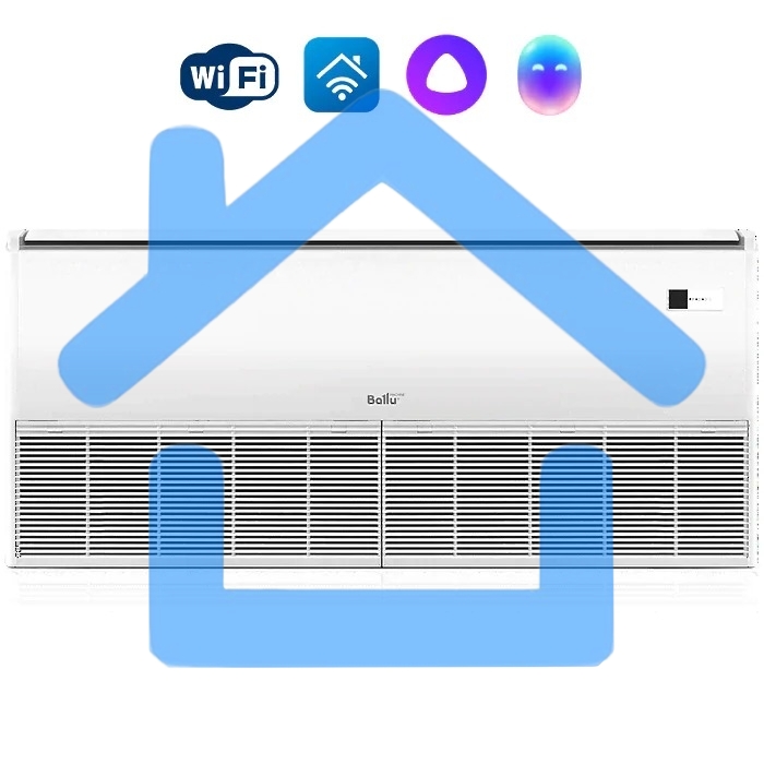 Блок внутренний напольно-потолочной сплит-системы Ballu BLC_CF/in-60HN1_21Y 60000 BTU, 160 м², 43 дБ, охлаждение, обогрев, осушение, белый