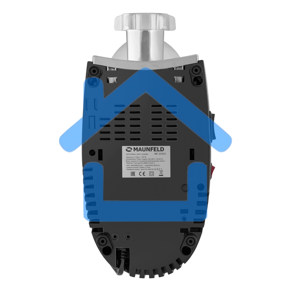 Мясорубка электрическая Maunfeld MF-233CH красный, 1360 Вт