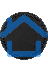 Умная колонка Яндекс Станция Мини, 10Вт, с голосовым ассистентом Алиса на YaGPT, с LED-часами, черный