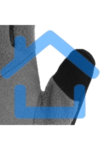 Перчатки универсальные Denzel 68086 искусственный мех, работа с сенсорным экраном, размер 8