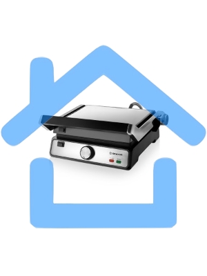 Гриль-пресс BRAYER BR2002, 2000 Вт, съемные, 29*26 см, регул высот, пласт корп., поддон, 180