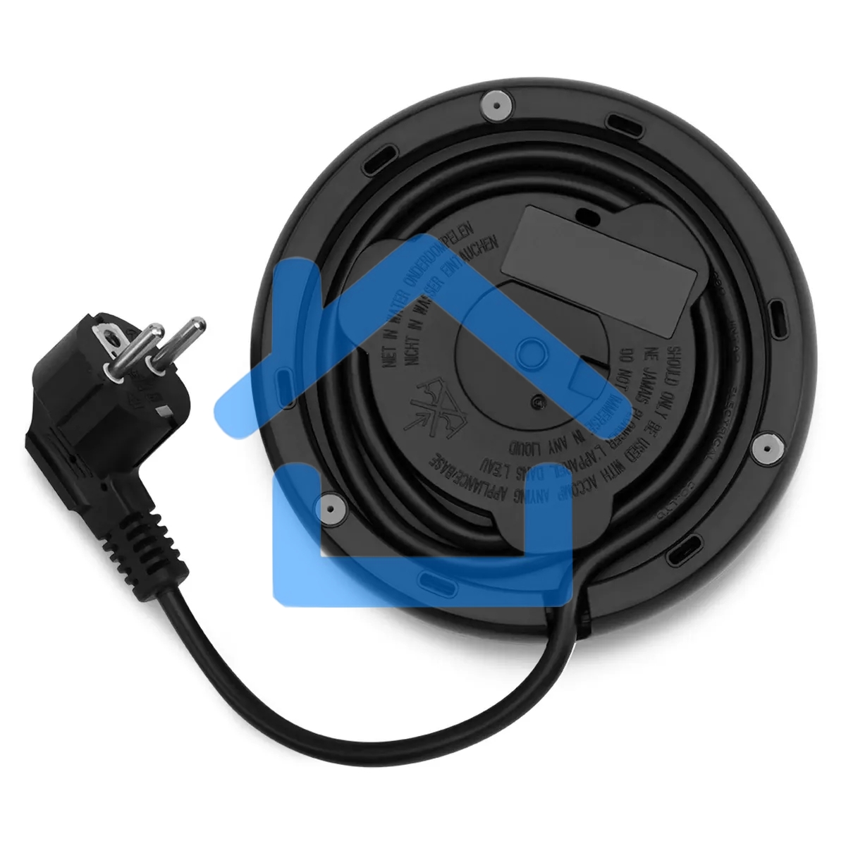 Чайник электрический Polaris PWK 1563CGL 1.5л. 2200Вт черный/прозрачный (корпус: пластик)