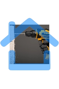 Дрель-шуруповерт Denzel SD-300-10, Сетевая, 300Вт