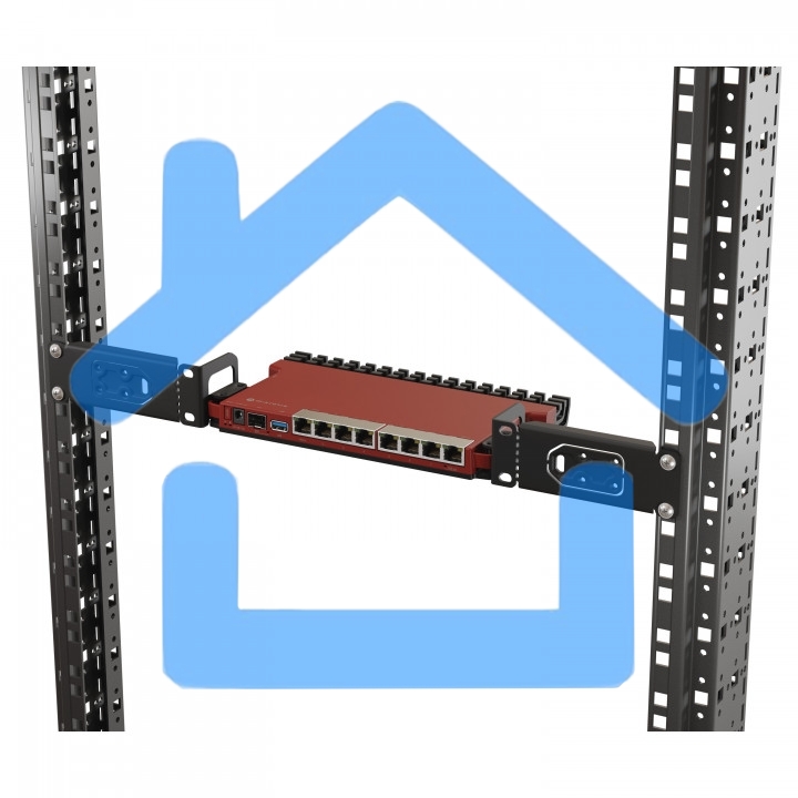 Маршрутизатор MikroTik L009UiGS-RM, 8*1Gbit, 1*SFP 2.5Gbit(вилка US)