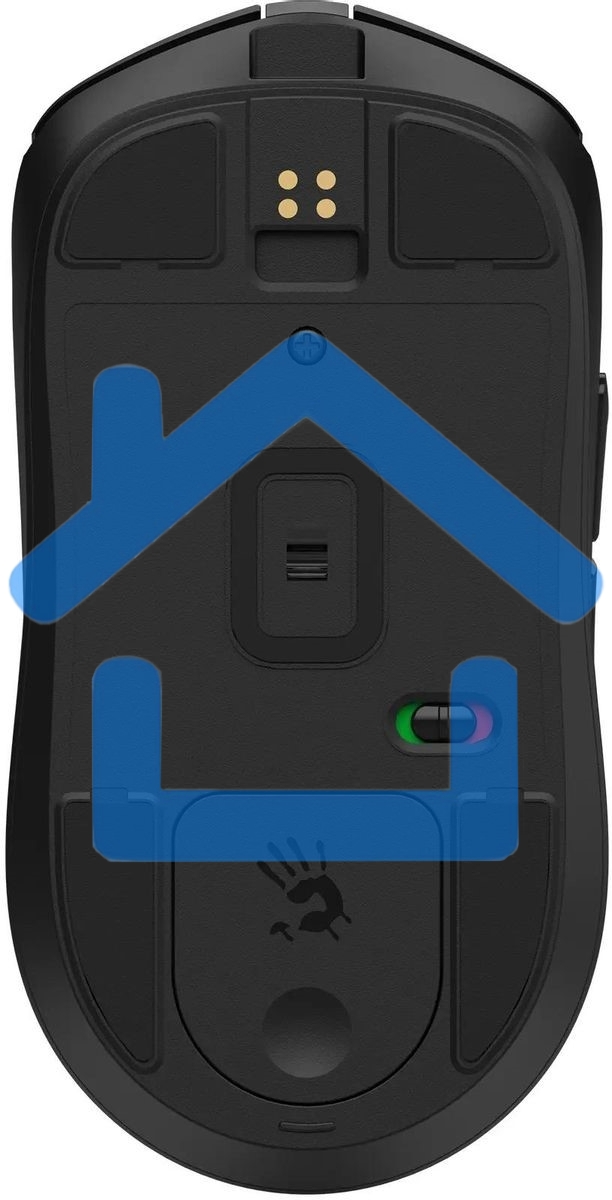 Мышь беспроводная/проводная A4Tech Bloody R72 Pro Duo черный, 26000 dpi, радиоканал, USB/USB-C, кнопки - 7