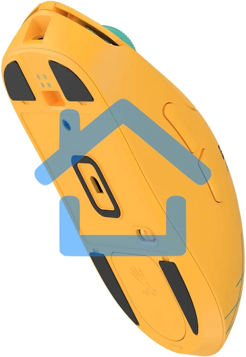 Мышь беспроводная/проводная A4Tech Bloody R72 Ultra Duo желтый, 20000 dpi, радиоканал, USB, кнопки - 7