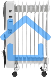 Обогреватель масляный Centek CT-6203-9 (9 секций) белый, 2400 Вт, 20 м2, 3 режима, термостат