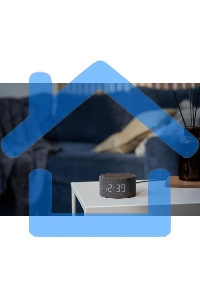 Умная колонка Яндекс Станция Мини, 10Вт, с голосовым ассистентом Алиса на YaGPT, с LED-часами, черный