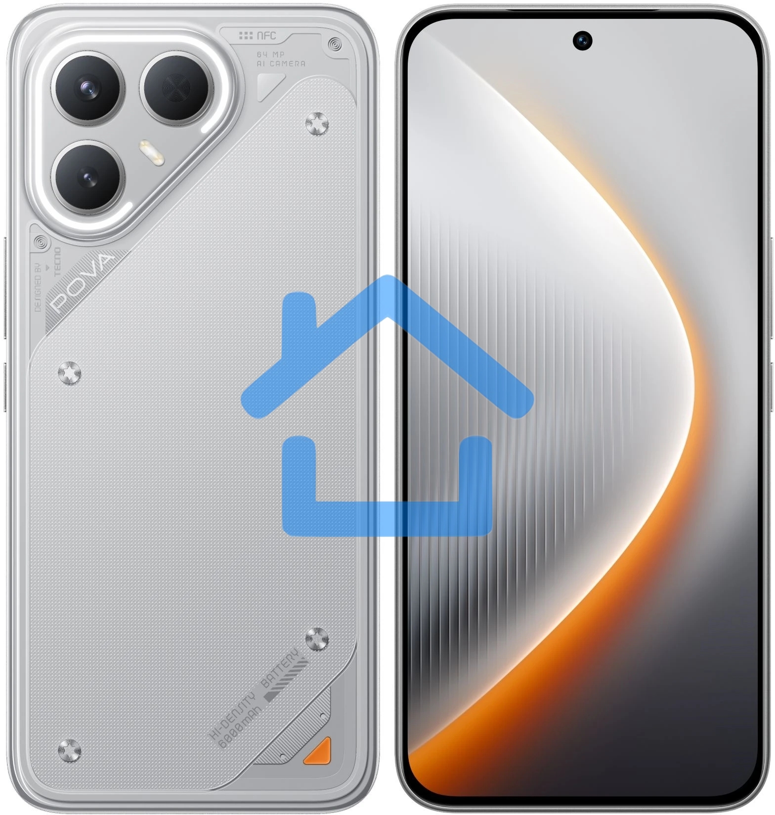 Смартфон Tecno Pova 7 Pro 5G 8/256Gb, серый