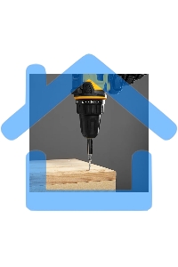 Дрель-шуруповерт Denzel SD-300-10, Сетевая, 300Вт