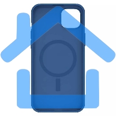 Чехол Super Frosted Shield Pro Magnetic Case, синий, (AP IP15 Plus)