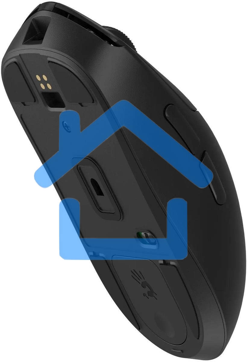 Мышь беспроводная/проводная A4Tech Bloody R72 Pro Duo черный, 26000 dpi, радиоканал, USB/USB-C, кнопки - 7