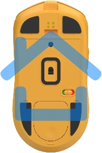 Мышь беспроводная/проводная A4Tech Bloody R72 Ultra Duo желтый, 20000 dpi, радиоканал, USB, кнопки - 7