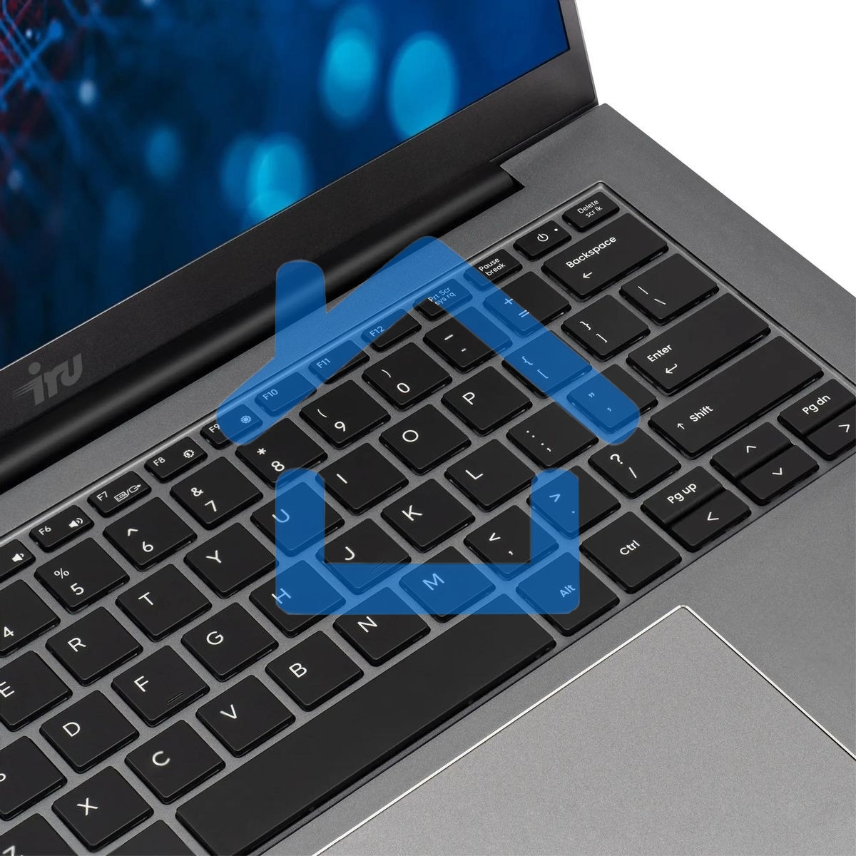 Ноутбук IRU Planio 15INP N-series N100 8Gb SSD256Gb Intel UHD Graphics 15.6