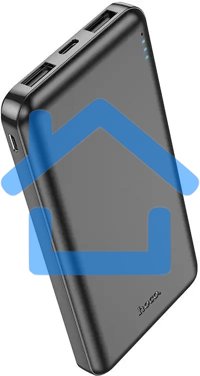 Мобильный аккумулятор Hoco J100 High-ranking 10000mAh 2.1A 2xUSB-A черный