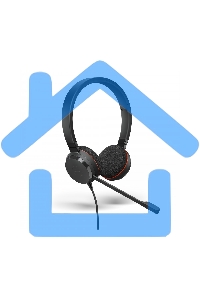 Проводная гарнитура Jabra Evolve 20, Stereo MS, USB C/A adapter (PN: 4999-823-169)