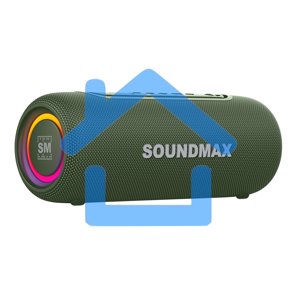 Портативная колонка SOUNDMAX SM-PS5026B зеленый