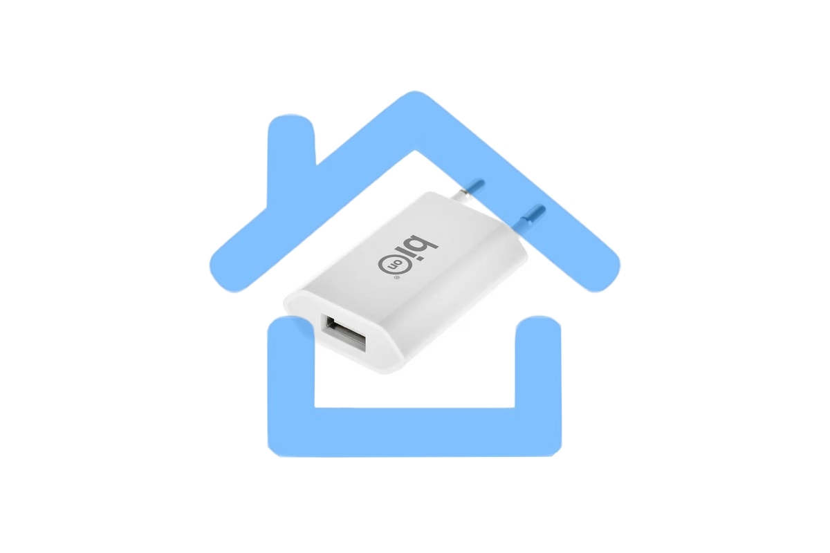 Сетевое Зарядное Устройство Bion, USB-A, 5 Вт, белый