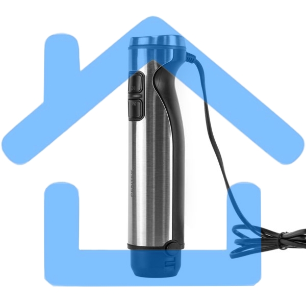 Блендер Centek CT-1315 (белый) 600Вт, стальная насадка, чоппер, венчик, стакан 800мл