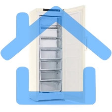 Морозильная камера Stinol STZ 175 EF, бежевый, 261 л, 4 ящика, 3 полки