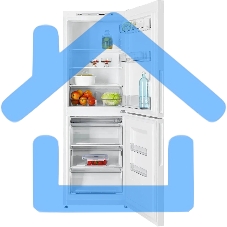 Холодильник Atlant ХМ-4612-101 белый двухкамерный 182/119л морозилка снизу