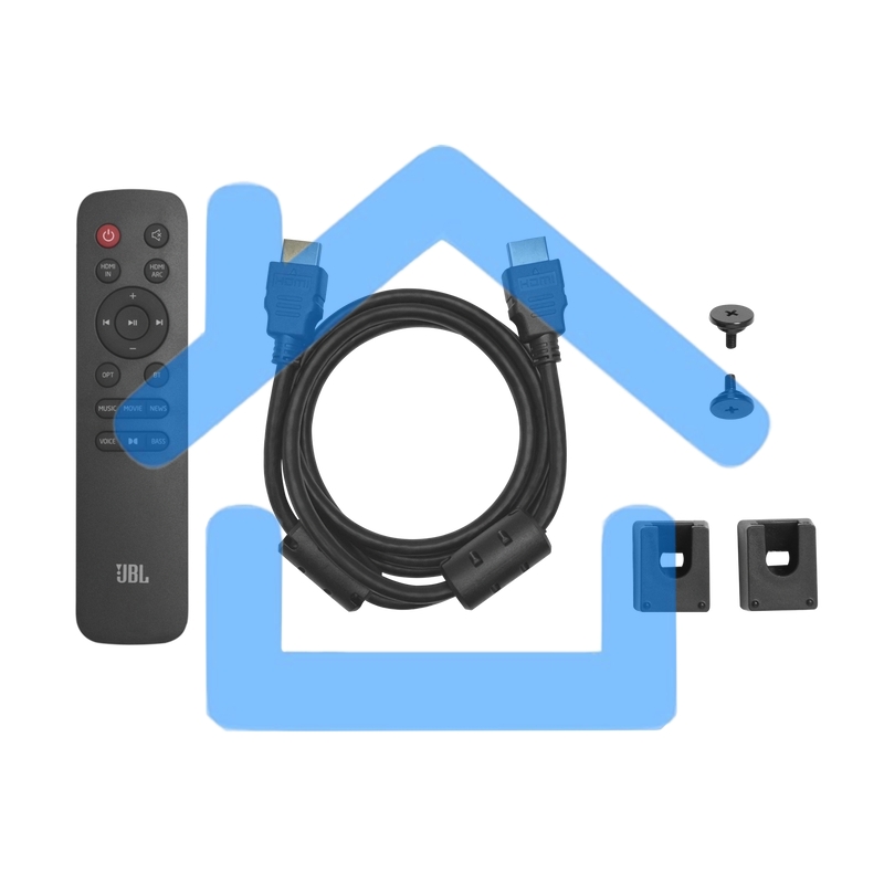 Саундбар JBL Cinema SB190 /380 Вт/сабвуфер 200 Вт/40-20000 Гц/Dolby Atmos/HDMI eARC/Bluetooth/USB/ПДУ/черный (JBLSB190BLKCN)