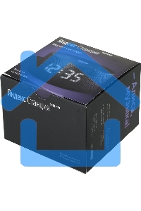 Умная колонка Яндекс Станция Мини, 10Вт, с голосовым ассистентом Алиса на YaGPT, с LED-часами, черный