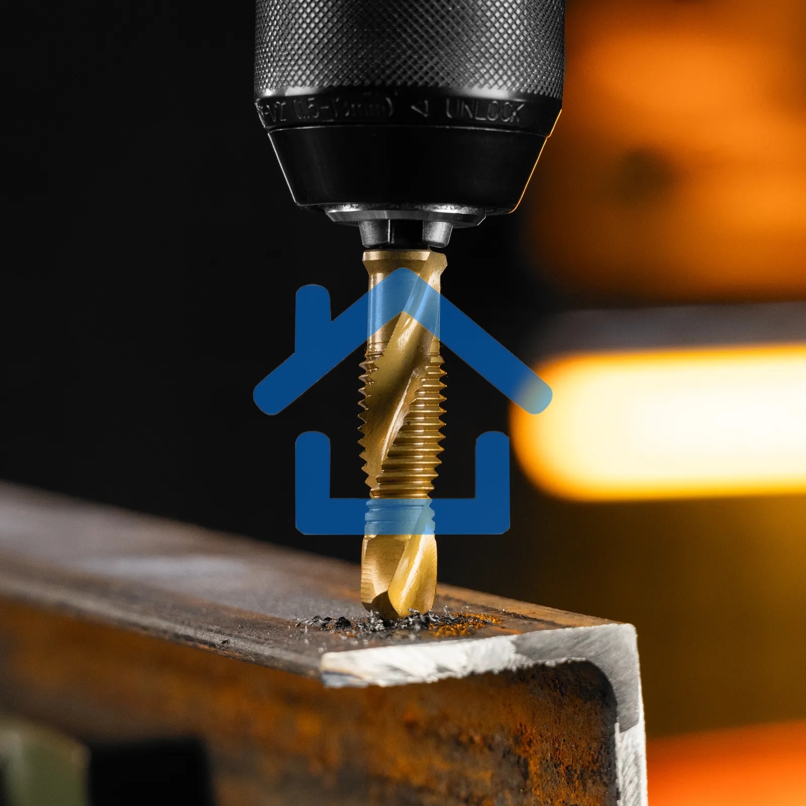 Сверло-метчик Denzel М12 х 1,75 мм, Р6М5