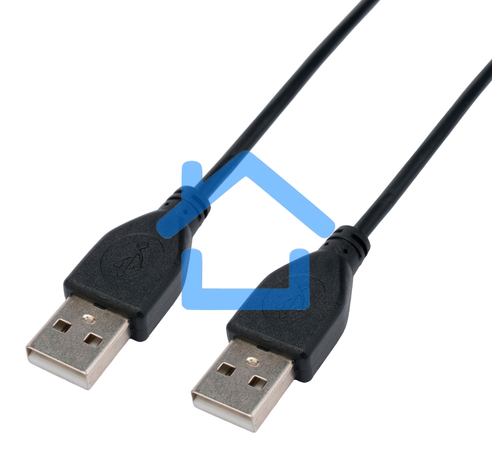 Кабель USB2.0 Cablexpert CC-USB2-AMAM-3M, AM/AM, экран, 28/26AWG, медь, Pro, 3м, черный, пакет