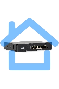 Коммутатор SKAT PoE-4E-1G PoE Plus 65Вт порты: 4-Ethernet 1-Uplink