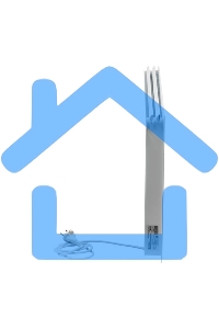 Обогреватель инфракрасный HINTEK IW-07, белый, 700 Вт, 7 м2 04.07.01.214383