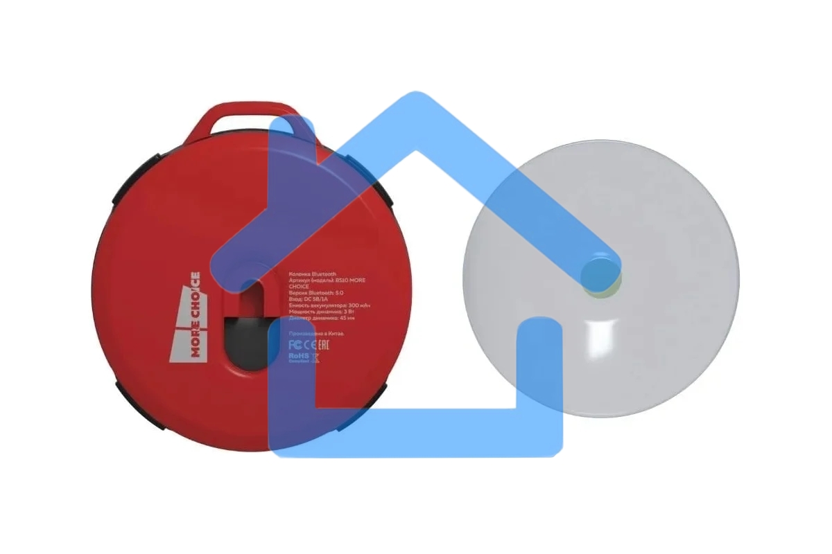 Колонка портативная MORE CHOICE (4610196402654) BS10 Red