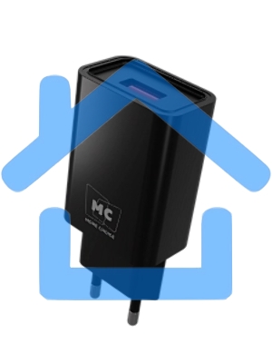 Зарядное устройство MORE CHOICE (4620202555724) NC07a СЗУ 1USB 2.0A для Type-C, черный